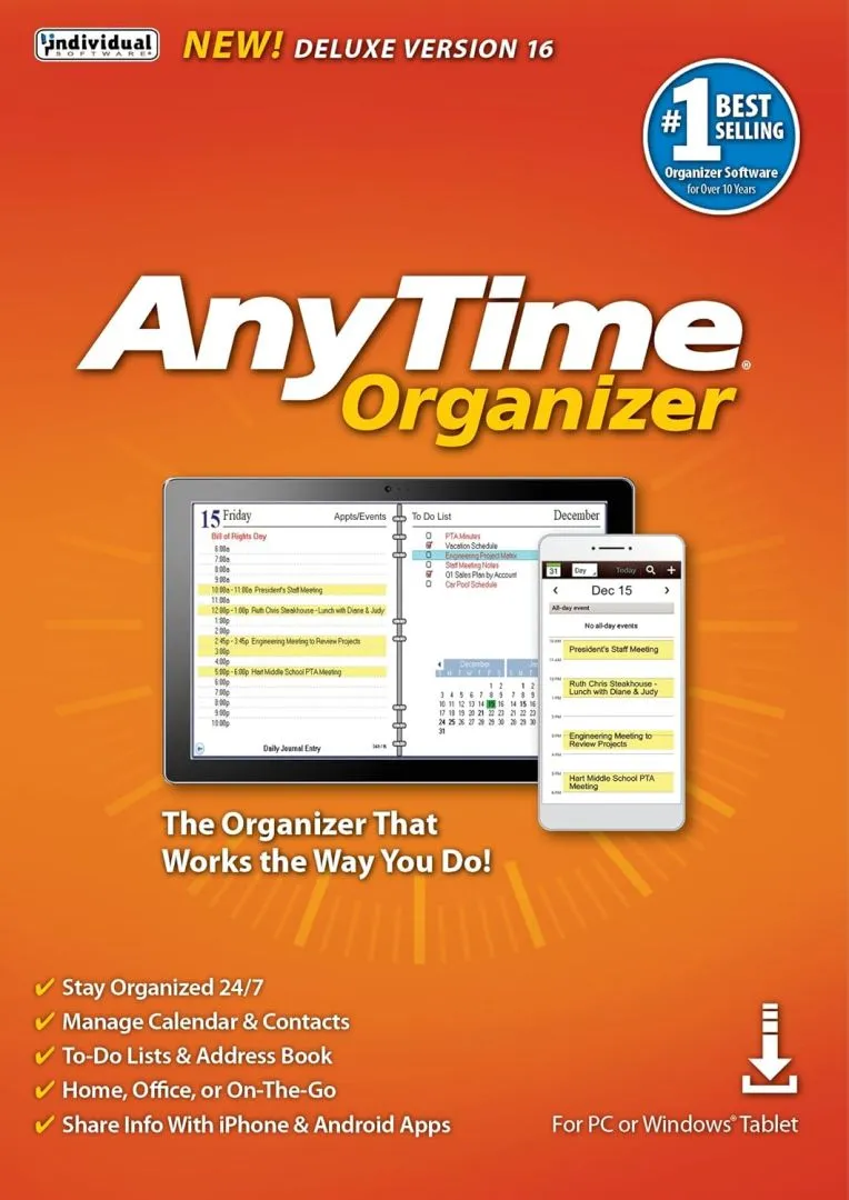 Anytime Organizer Deluxe 16 [PC Download]