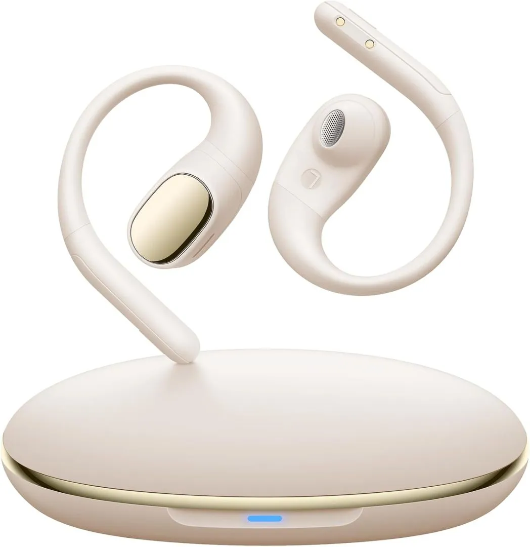 Pocbuds Open Ear Headphones Bluetooth 5.4 Wireless Earbuds With HD Mic 0.2 Oz Ultralight/60h Playtime Open Ear Earbuds With Earhooks Ear Earbuds With Ipx7 Waterproof Sports Earbuds For Running Workout