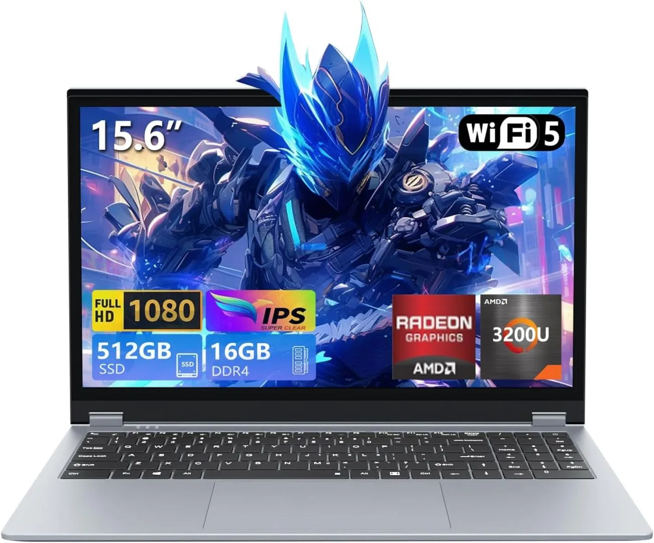 KUU Laptop Computer,Traditional laptops,AMD Ryzen R3 3200U, up to 3.5 GHz,16GB DDR4, 512GB SSD,AMD Radeon Graphics, FHD 1920 * 1080 Display,WiFi 5,BT5.1,